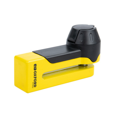 Candado de disco OXFORD Titan ø10mm - amarillo