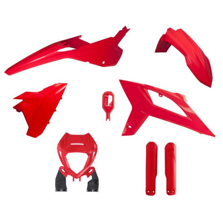 Kit de plástica RACETECH (6 pcs) - Rojo