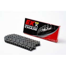 Cadena de transmisión EK CHAIN 525 DEX - Retenes QX-Ring - Cierre tipo clip