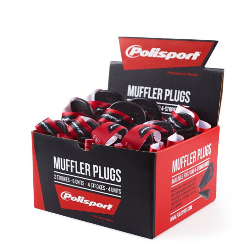 Kit de tapones de escape POLISPORT - 4 pcs 2T / 6 pcs 4T