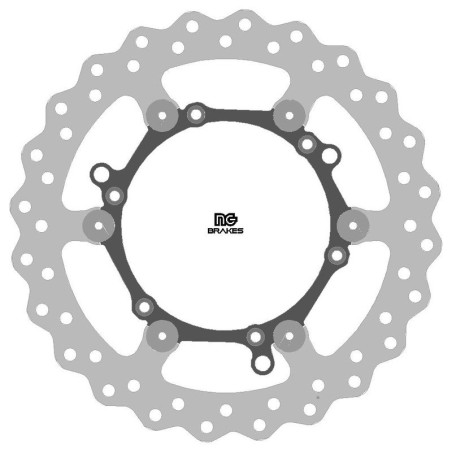 Disco de freno NG BRAKES ondulado fijo