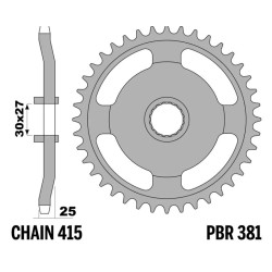 Corona PBR acero estándar - 415