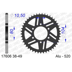 Corona AFAM aluminio 17606K - Paso 520