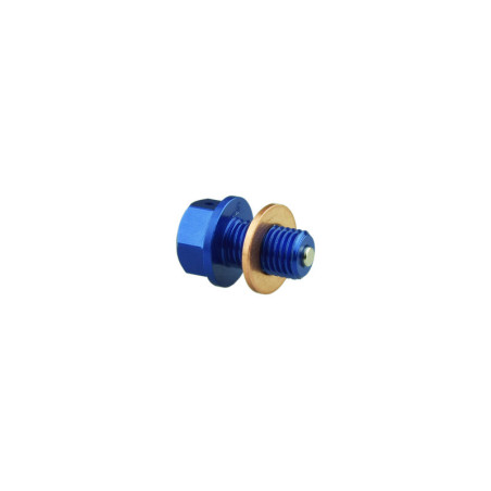 Tapón magnético de vaciado de aceite SCAR - Azul