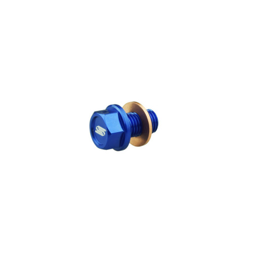 Tapón magnético de vaciado de aceite SCAR - Azul