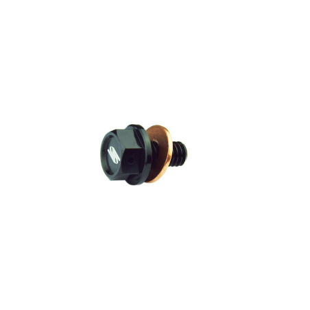 Tapón magnético de vaciado de aceite SCAR - Negro