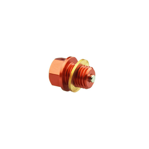Tapón magnético de vaciado de aceite SCAR - Naranja