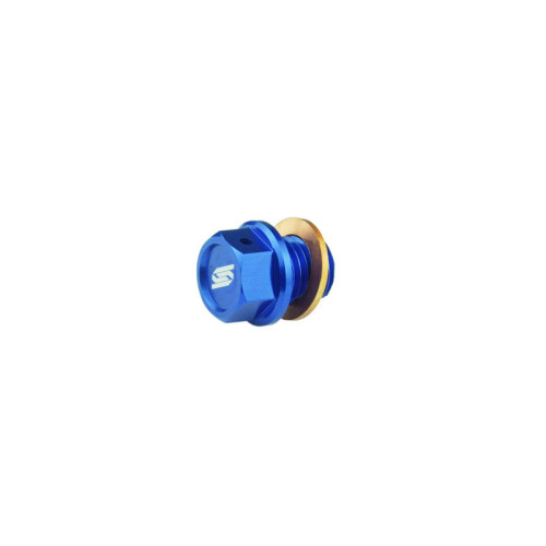 Tapón magnético de vaciado de aceite SCAR - Azul
