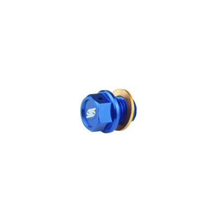 Tapón magnético de vaciado de aceite SCAR - Azul