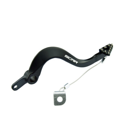 Pedal de freno trasero SCAR - Negro