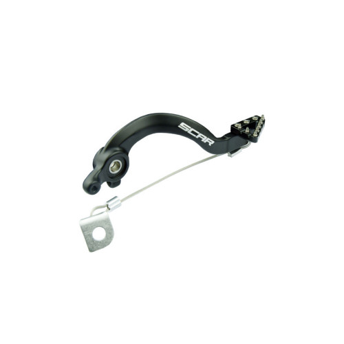 Pedal de freno trasero SCAR - Negro