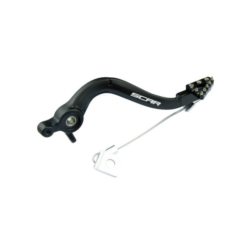 Pedal de freno trasero SCAR - Negro