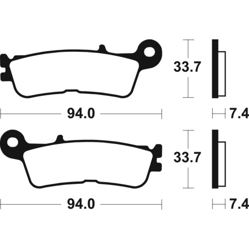 Pastillas de freno TECNIUM Sinterizadas - MO465