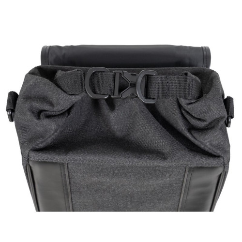 Alforja lateral SHAD SR38 estilo Cafe Racer - Negro