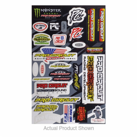 Hoja de adhesivos PRO CIRCUIT Deluxe 2022