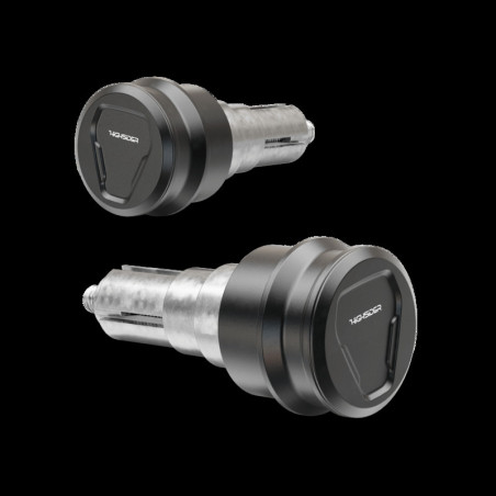 Contrapesos de manillar HIGHSIDER pro Ventura-Trek lado izquierdo – negro mate – pareja