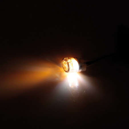 Intermitente/luz de posición LED HIGHSIDER pro Epso-Pro Module 2in1 - cristal ahumado - homologado E - Pareja