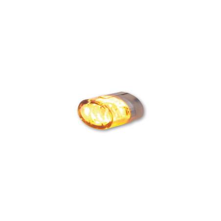 Intermitente/luz de posición LED HIGHSIDER pro Epso-Pro Module 2in1 - cristal ahumado - homologado E - Pareja
