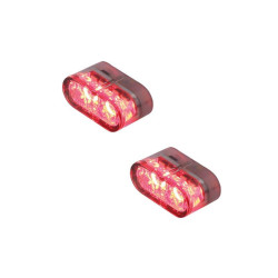 Piloto trasero/intermitente LED HIGHSIDER pro Little Star-MX Pro Module 3in1 - cristal ahumado - homologado E - Pareja 2