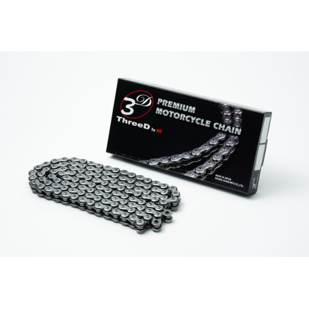 Cadena de transmisión EK CHAIN ThreeD® 520 VG/3D - Retenes NX-Ring - Cierre tipo remache