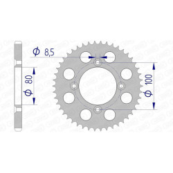 Corona AFAM aluminio ultraligera 11110 - Paso 428