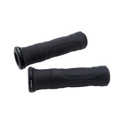 Puños HIGHSIDER pro Montana de goma – 7/8 inch (22.2 mm) / 125 mm – negro – pareja 2