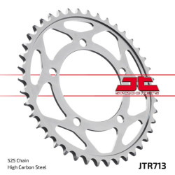 Corona JT SPROCKETS acero estándar 713 - Paso 525 2