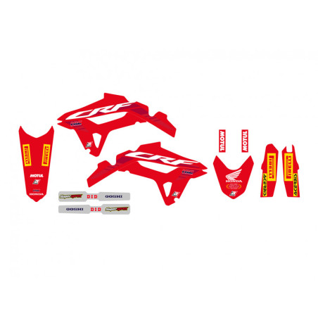 Kit adhesivos + funda de asiento BLACKBIRD Replica Team HRC 50th Annivresary Honda