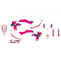 Kit adhesivos + funda de asiento BLACKBIRD Retrò Yamaha 2
