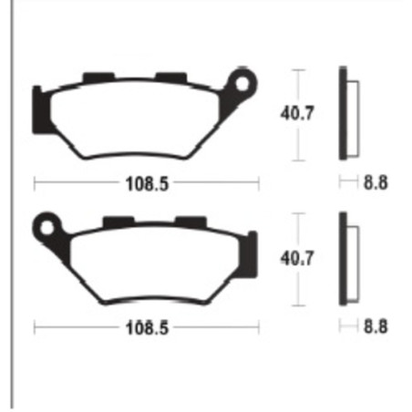 Pastillas de freno TECNIUM Supersport sinterizadas - MF483