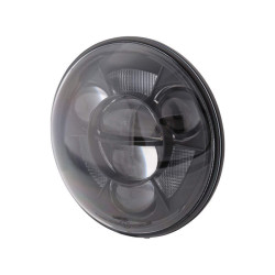 Óptica de faro delantero LED HIGHSIDER pro Type 11 - 7 inch - negro - 1 pieza