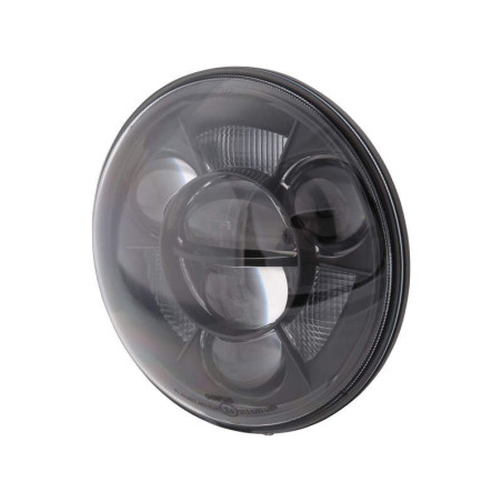 Óptica de faro delantero LED HIGHSIDER pro Type 11 - 7 inch - negro - 1 pieza