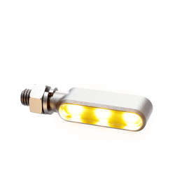 Intermitente LED HIGHSIDER pro Mono - homologado E - negro/traslúcido - Pareja 2