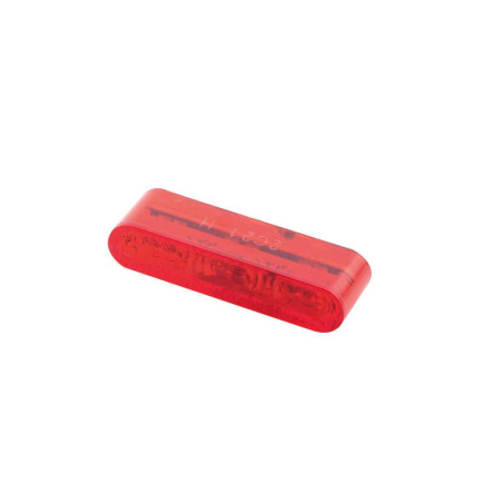 Piloto trasero LED HIGHSIDER pro - rojo/rojo - 1 pieza
