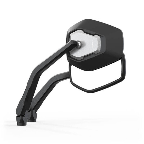 Retrovisor de manillar HIGHSIDER pro Ventura-Trek – negro/plata – pareja