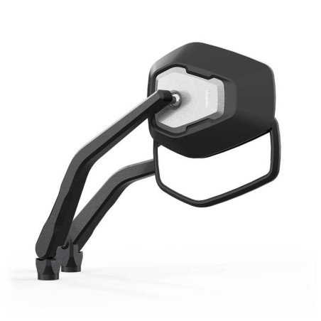 Retrovisor de manillar HIGHSIDER pro Ventura-Trek – negro/plata – pareja