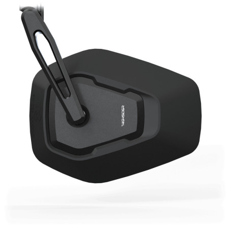 Retrovisor extremo de manillar HIGHSIDER pro Ventura-Trek corto – negro/negro – 1 pza