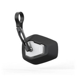 Retrovisor extremo de manillar HIGHSIDER pro Ventura-Trek corto – negro/plata – 1 pza