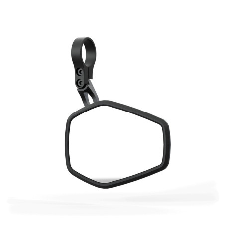 Retrovisor extremo de manillar HIGHSIDER pro Ventura-Trek corto – negro/plata – 1 pza