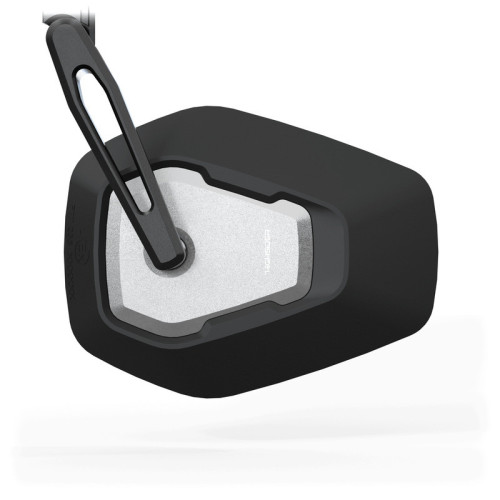 Retrovisor extremo de manillar HIGHSIDER pro Ventura-Trek corto – negro/plata – 1 pza