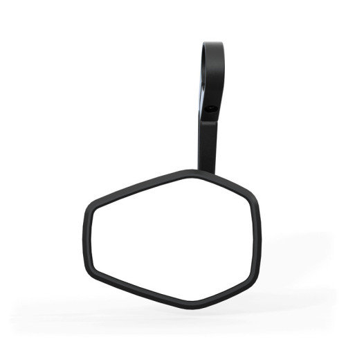 Retrovisor extremo de manillar HIGHSIDER pro Ventura-Trek largo – negro/plata – 1 pza