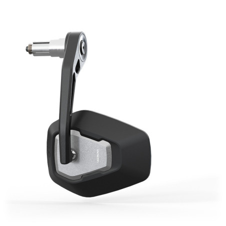 Retrovisor extremo de manillar HIGHSIDER pro Ventura-Trek EVO largo – negro/plata – 1 pza