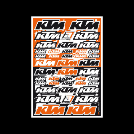 Hoja adhesiva de PVC BLACKBIRD - KTM