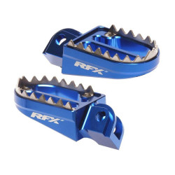Estriberas RFX Pro Series aluminio CNC - azul