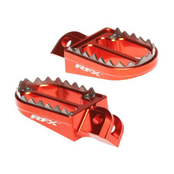 Estriberas RFX Pro Series aluminio CNC - naranja