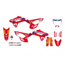 Kit de adhesivos + funda de asiento BLACKBIRD Replica Team 23