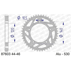 Corona AFAM aluminio 87603K - Paso 530