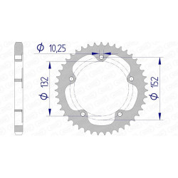 Corona AFAM aluminio standard – 525