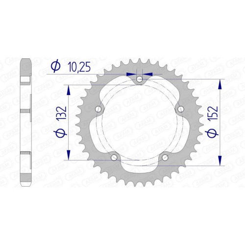 Corona AFAM aluminio standard – 525