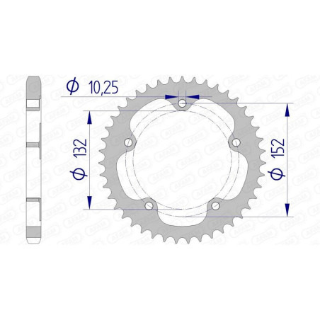Corona AFAM aluminio standard – 525